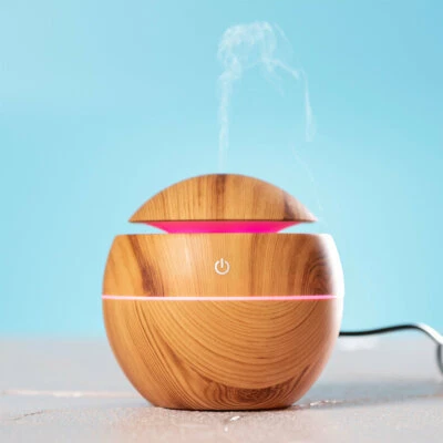 LED Colour Changing Humidifier Diffuser USB Air Purifier Aromatherapy Infuser - Image 1 of 4