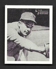 2001 Bowman Heritage '48 Reprints #10 Ferris Fain Oakland A's