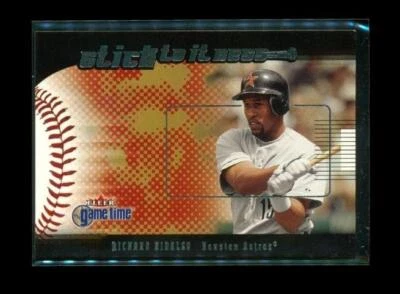 2001 FLEER GAME TIME STICK TO IT Baseball Card #7 of 20 RICHARD HIDALGO Astros - Image 1 of 2