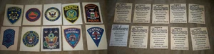 LOTTO 10 TELATI POLICE  DEPARTMENT SENTINEL ROCKVILLE CENTRE PANINI STICKERS - Imagen 1 de 1