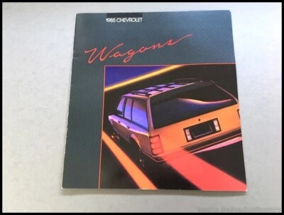 1985 Chevrolet Station Wagon Brochure Catalog - Celebrity Caprice Cavalier Astro Foto 1 de 4