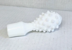 VTG LARGE Fenton Hobnail Milk Glass Decanter Stopper 4 1/2 inches - Picture 1 of 2
