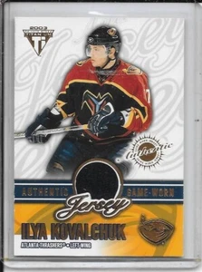 2002-03 Pacific Titanium Ilya Kiovalchuk Jersey # 3 #d/606 - Picture 1 of 2