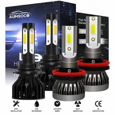 4x Bombillas LED de haz alto+bajo para Kenworth T660 T600 T370 T270 T170 T470 Foto 1 de 4