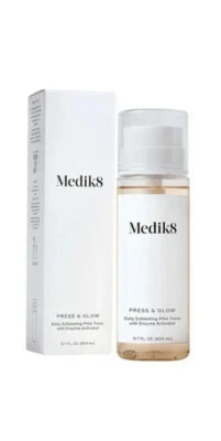 Medik8 Press and Glow PHA Tonic with Enzyme Activator Daily Exfoliating 200ml