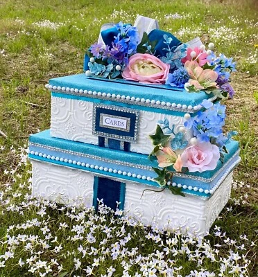 Flores silvestres, boda, decoraciones, ducha nupcial, compromiso, regalo, caja de tarjetas, invitaciones Foto 1 de 4