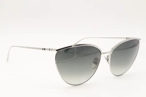 CAROLINA HERRERA SHN 069 COL. 0579 SILVER GRADIENT AUTHENTIC SUNGLASSES 62-16 - Picture 1 of 4