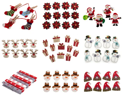 Christmas Embellishments Handmade Card Making Decorations Xmas Card Toppers