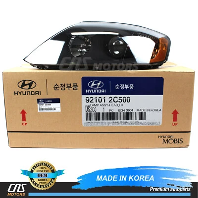 GENUINE HEAD LIGHT BLACK LEFT for 2001-2006 HYUNDAI TIBURON OEM 921012C500⭐⭐⭐⭐⭐ — 第 1/4 张图片