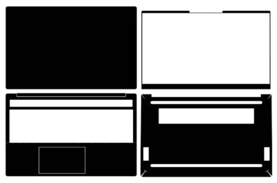 Carbon Sticker Skin Cover for HP Book Plus 16 2024 16-ag0050AU 16" Laptop Decals - Image 1 of 4