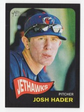 2014 Topps Heritage Minor League Edition Josh Hader Black Parallel #'d /105