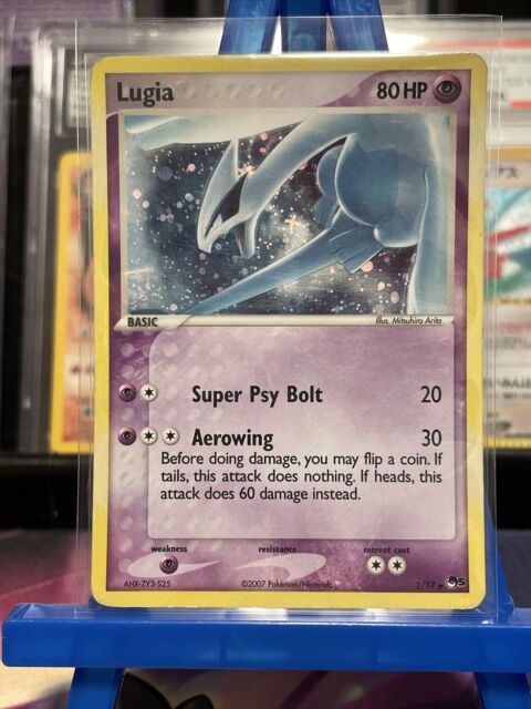 Preços baixos em Cartões de jogo de cartas colecionáveis individuais ultra  raros Lugia Pokémon TCG EX Unseen Forces