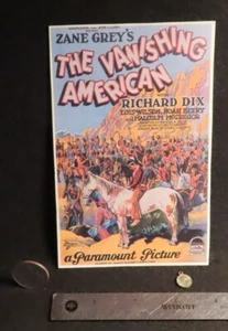 Vintage Western Movie Poster Buffalo Indian Nickle Charm1:12 Miniature 1046 - Picture 1 of 2