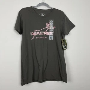 RealTree Gray Pink Graphic Tshirt NWT Womans Size Large - Picture 1 of 5