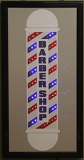 Barber Shop new led lighted sign home decor hanging color message display barbor