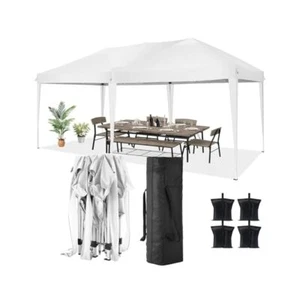 Easy Setup 10x20 Tent, Portable Canopy with Stakes & Ropes Included - Picture 1 of 6