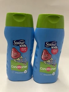 Suave Kids Balsamo alla Fragola Ipoallergenico, Senza Strappi 12 Fl Oz Ciascuno - 2 - Foto 1 di 3
