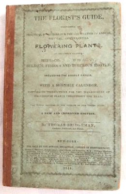 Rare 1844 Thomas Bridgeman FLORIST GUIDE,Horticulture,Flowering Plants,Gardening Foto 1 de 4