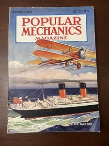 Popular Mechanics Magazine September 1929 With The Mystery Ships - Picture 1 of 15