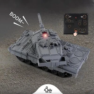 RTR RC Mini Tank Fernsteuerung Kampfpanzer Spielzeug Drehturm Infrarot System - Bild 1 von 7
