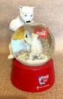 Winter Olympics Coca Cola Snow Globe Salt Lake City 2002