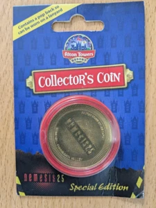 Alton Towers Memesis 25 Sonderedition Sammlermünze (neu) - Bild 1 von 3