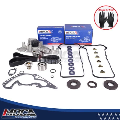 Kit de correa de distribución bomba de agua con termostato válvula cubierta junta para Lexus GS LS V8 Foto 1 de 4