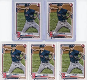 Lote de 5 tarjetas Bowman #21 Tanner Houck RC 2021 - Imagen 1 de 2