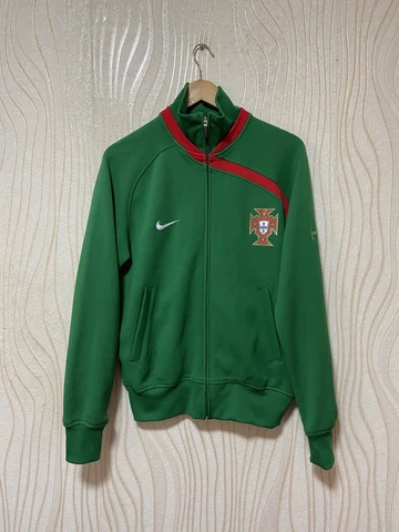 PORTUGAL 2008 ANTHEM FOOTBALL SOCCER JACKET NIKE 268569-302 sz M MEN GREEN Cover