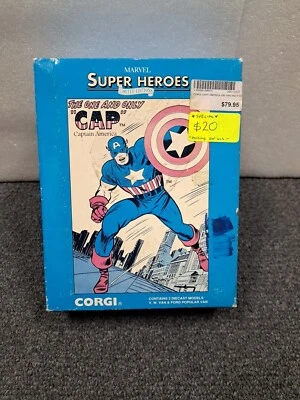 Corgi Captain America Super Heroes Ltd Edition Ford Popular Van (Missing VW Van) - Image 1 of 4