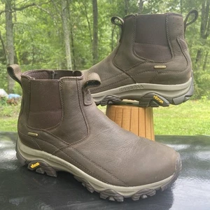 Merrell Shoes Men's Size 10.5 Moab Adventure 3 Chelsea Waterproof Boot in Earth - Imagen 1 de 17