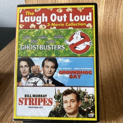 Ghostbusters / Groundhog Day / Stripes (DVD, 1981) New Factory Sealed - Image 1 of 4