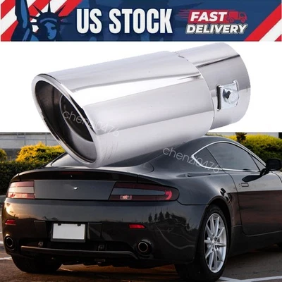 Car 38-54mm StainlessSteel Rear Exhaust Pipe Tail Muffler For Aston Martin V8 Foto 1 de 4