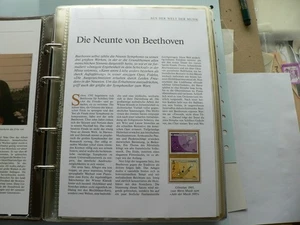 Briefmarken Sammlung Aus der Welt der Musik  68 Blatt 136 Seiten - Picture 1 of 24