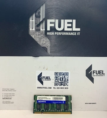 Adata  2GB  DDR2 SODIMM ram memory module 6400 -   ADOVF1B163G2G - Image 1 of 3