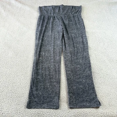Bobbie Brooks Womens Wide-Leg High-Waist Pants Gray Plus Size 2X - Image 1 of 4