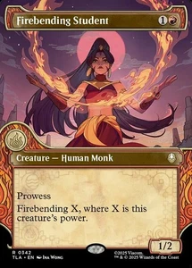 MTG Firebending Student - Foil - Showcase, NM-Mint, English Avatar: The Last Air - Bild 1 von 1