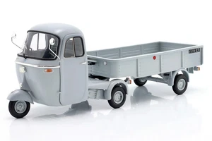 New Schuco Vespa Pantero Solid 1:18 Model Car Grey 450056900 KidBX - Picture 1 of 3