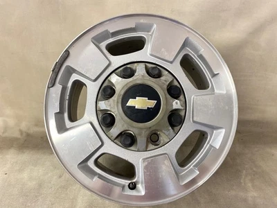 2012 Chevrolet Silverado 2500 Aluminum Wheel with Center Cap 17x7.5 8 Lug PYQ Foto 1 de 4