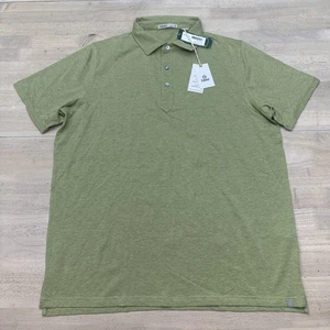 Tasc Polo Shirt Mens XL Solid Green Performance Everywear Polo - Picture 1 of 7