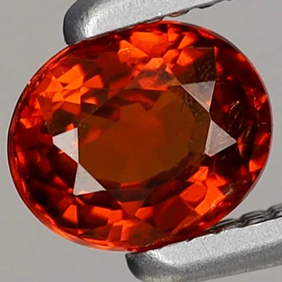 Spessartite Garnet 0.49ct 4.7x3.9mm Oval Natural Reddish Orange Namibia, Africa - Image 1 of 4