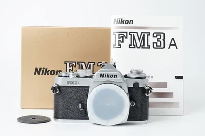 [Near Mint +++] Nikon FM3A Silver 35mm SLR Film Camera Body From JAPAN #2986A - Image 1 of 4