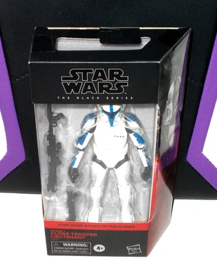 Figura Teniente Soldado Clon Fase 1 Serie Negra Star Wars Nueva Foto 1 de 2