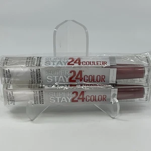 2er Pack - Maybelline Superstay 24h Color Lippenstift - 015 All Day Cherry - Bild 1 von 6