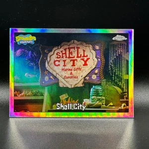 2025 Topps Chrome Spongebob SHELL CITY #115 Refractor - Picture 1 of 2