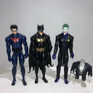DC Comics Super Heroes Justice League Nightwing/Batman/Joker! 12” Grundy 5” - Picture 1 of 6