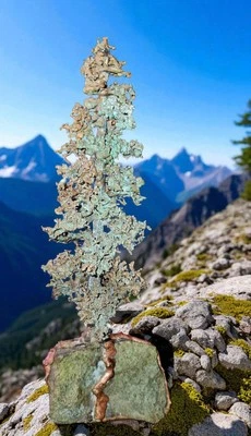 Pine Sequoia Bonsai Tree Wrought Bronze Sculpture Hand Signed Private Collection - Image 1 of 4