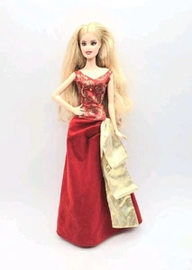 Barbie Modelo Muñeca Muse 2015 Cabello Largo Rubio Ojos Azules Revestidos Rojo Vestido Zapatos - Imagen 1 de 17