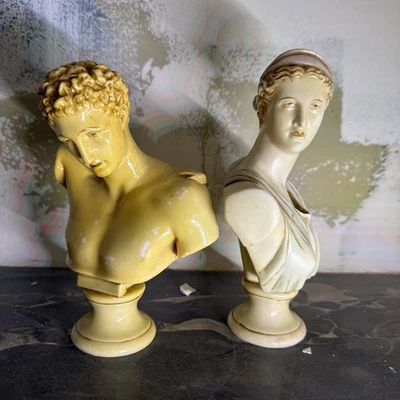 Старинные статуэтки Од Диана греческая богиня охоты и Гермес бог Меркурия - Изображение 1 из 4