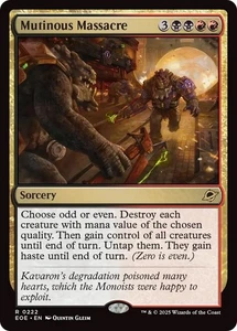 🧙Mutinous Massacre R 0222 EOE Edge Of Eternities MTG - Picture 1 of 2